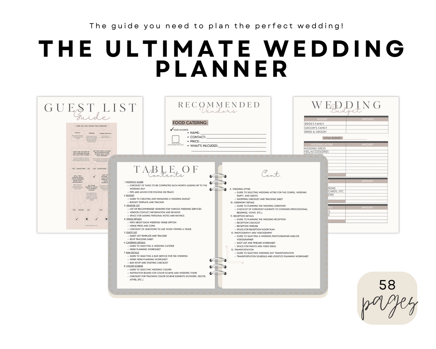 The Ultimate Guide & Wedding Planner
